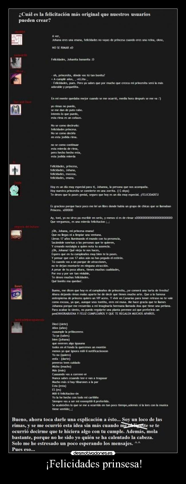 ¡Felicidades prinsesa! -