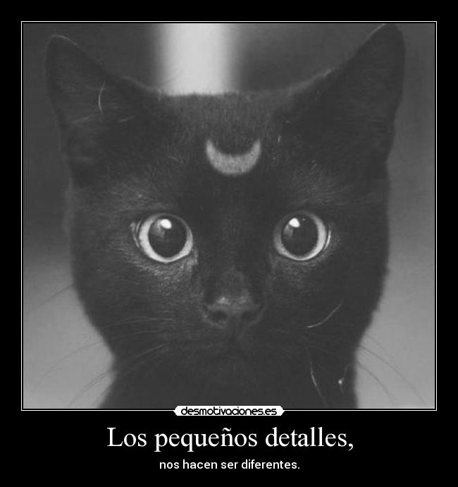 Los pequeños detalles, - nos hacen ser diferentes.