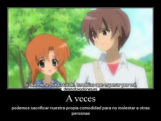 A veces -