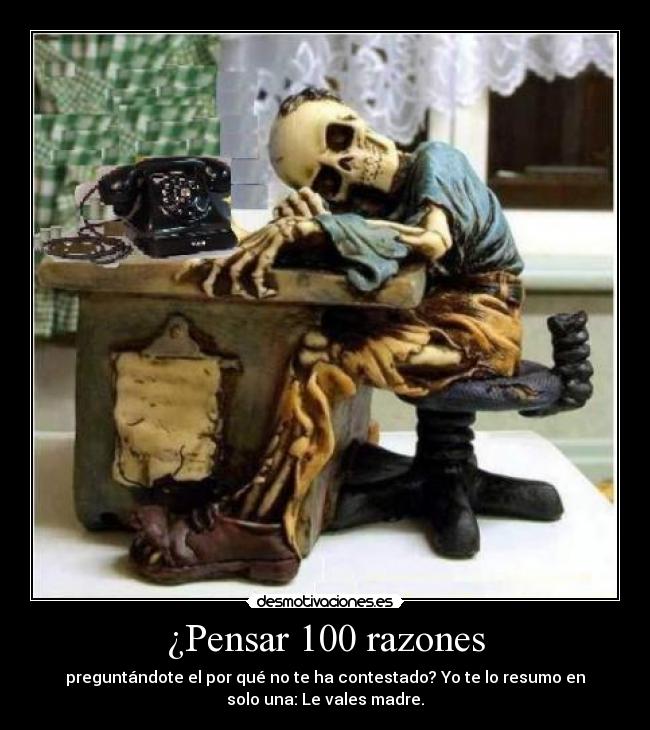 ¿Pensar 100 razones - 