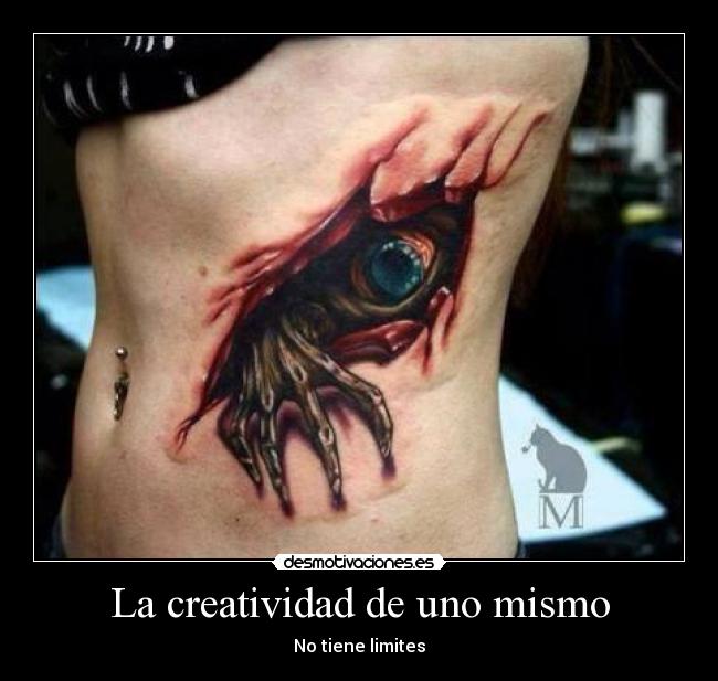 La creatividad de uno mismo -