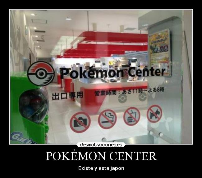 POKÉMON CENTER - Existe y esta japon