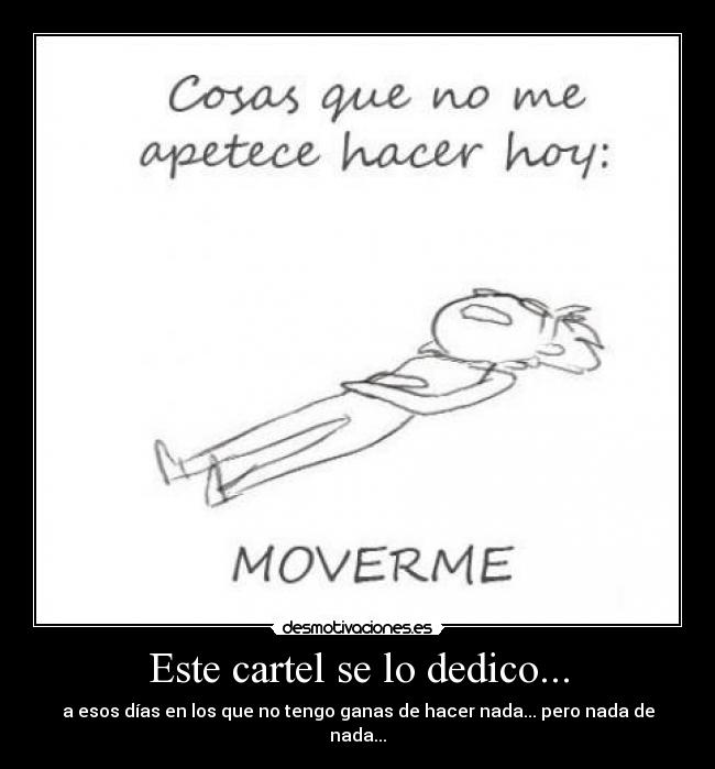 Este cartel se lo dedico... - 