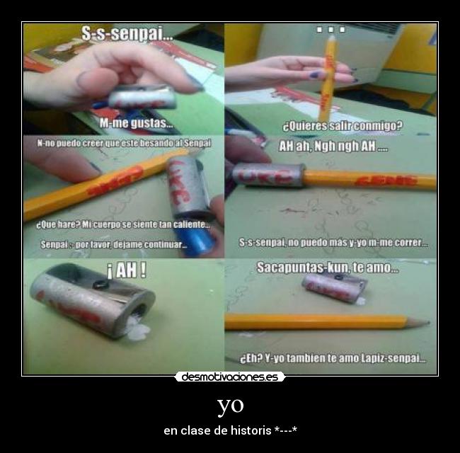 yo - en clase de historis *---*