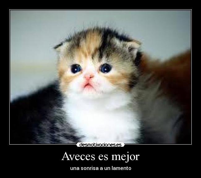 Aveces es mejor - 