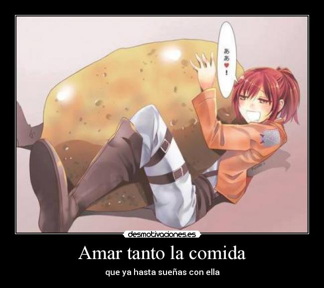 Amar tanto la comida - 