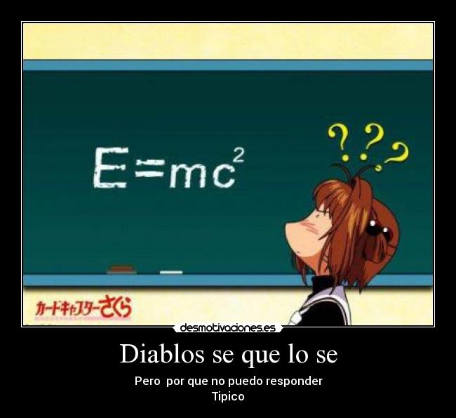 Diablos se que lo se - 