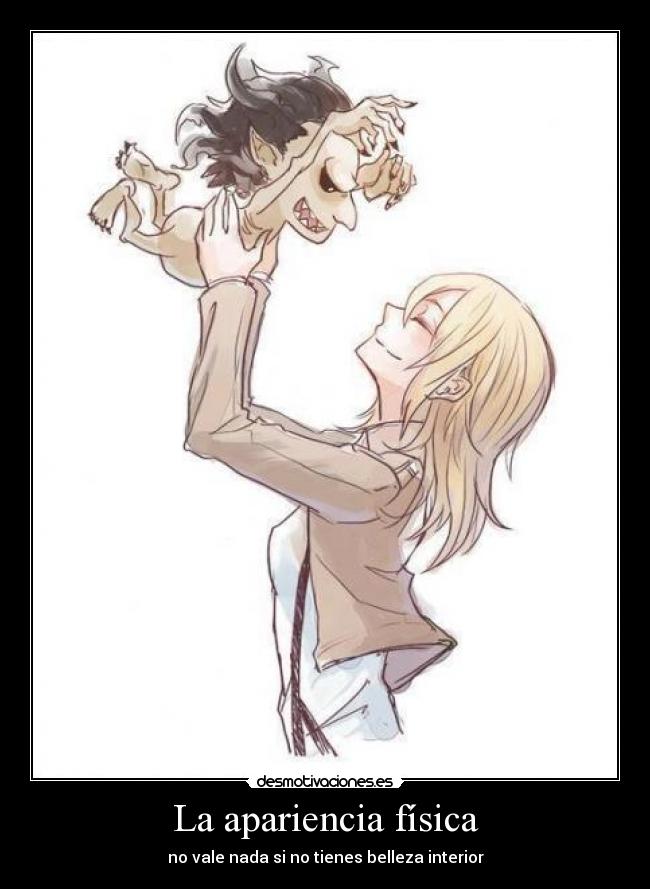 La apariencia física - no vale nada si no tienes belleza interior