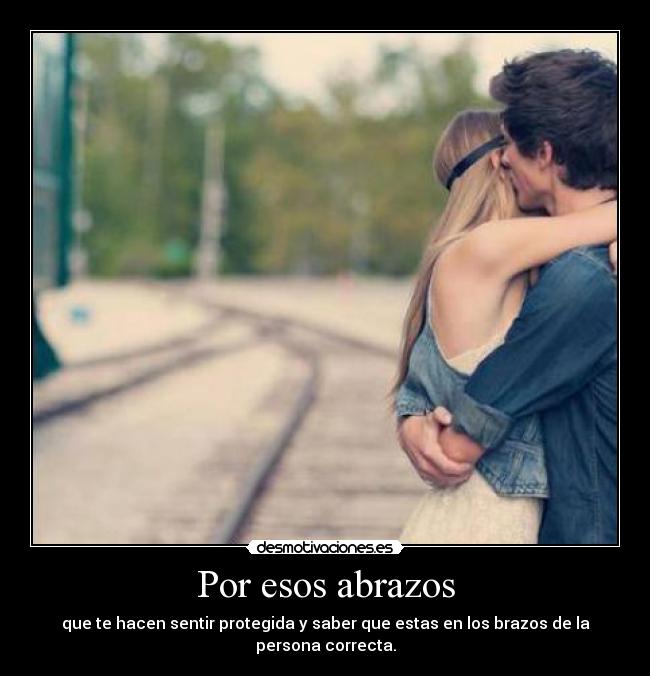Por esos abrazos -