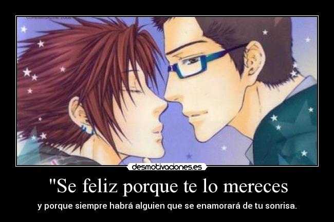 carteles otona keikenshi nyanperona manga yaoi seme uke enamora sonrisa feliz siempre mereces desmotivaciones