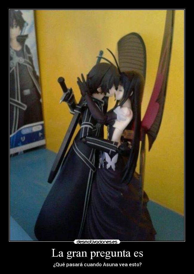 La gran pregunta es - ¿Qué pasará cuando Asuna vea esto?