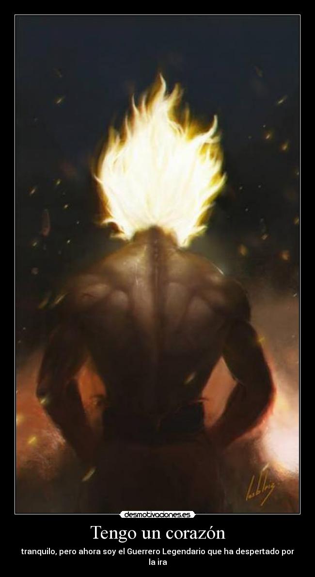 carteles corazon epico gokussj por primera vez desmotivaciones