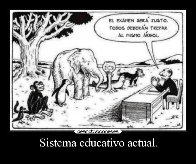 Sistema educativo actual. - 