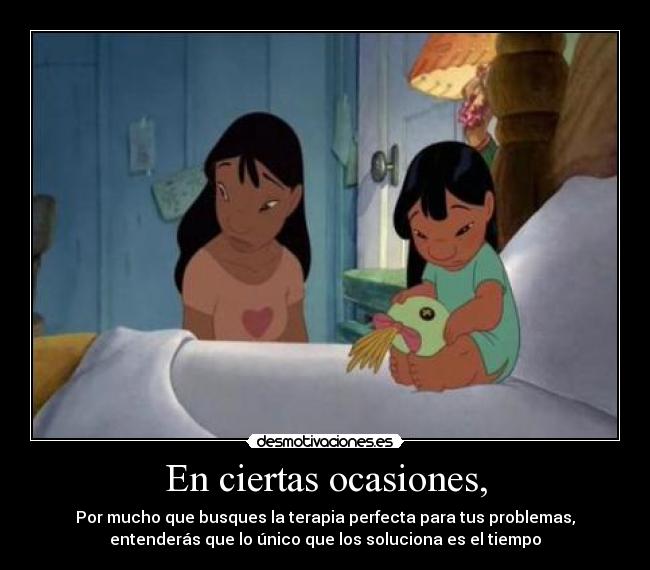 En ciertas ocasiones, - 