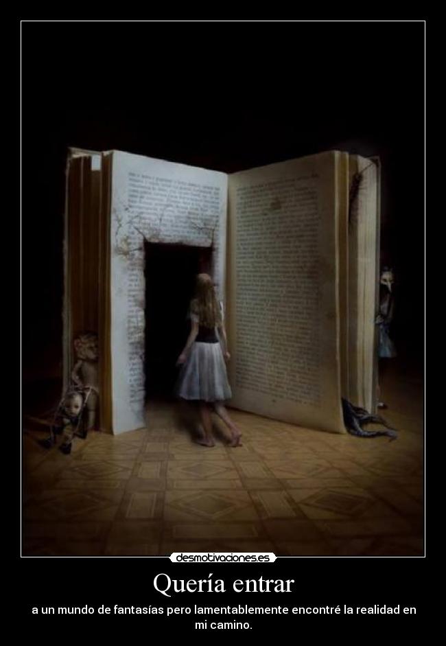 Quería entrar -