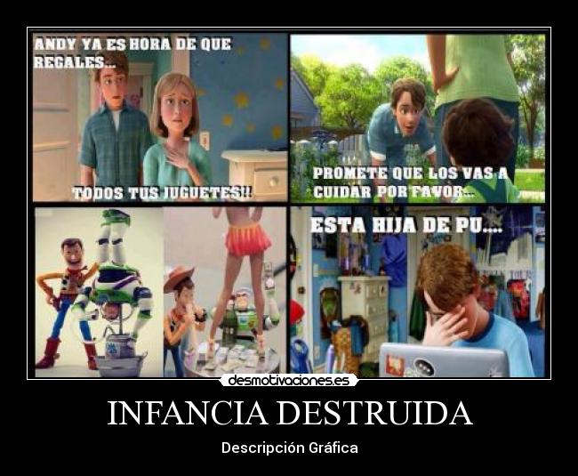 INFANCIA DESTRUIDA - Descripción Gráfica