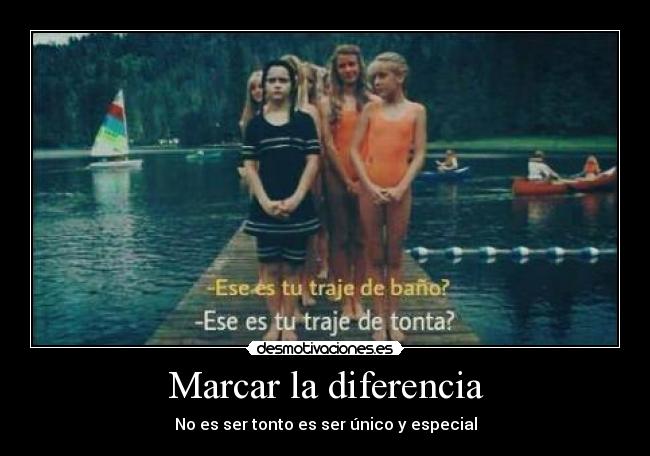 Marcar la diferencia -