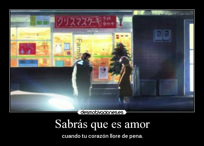 Sabrás que es amor - 