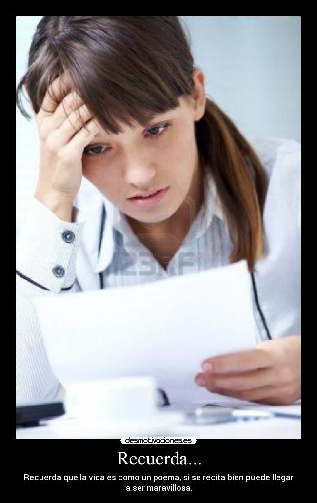 Recuerda... -