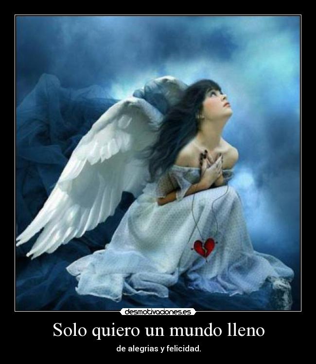 Solo quiero un mundo lleno -