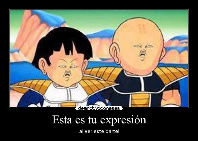 Esta es tu expresión - al ver este cartel