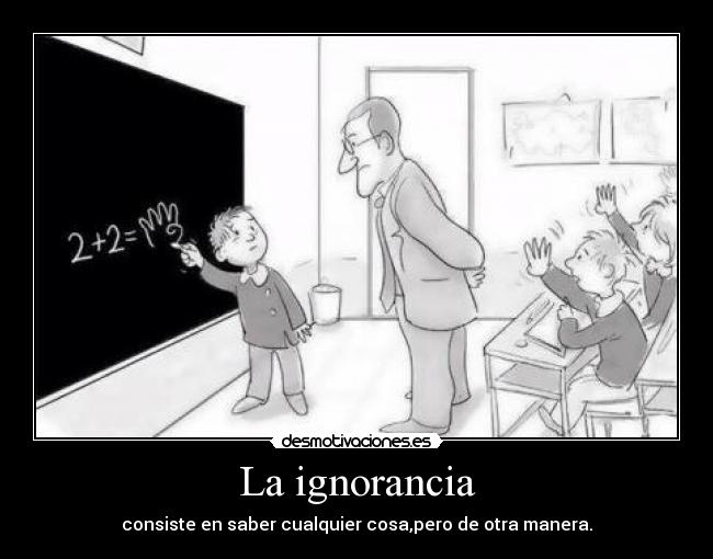 La ignorancia -