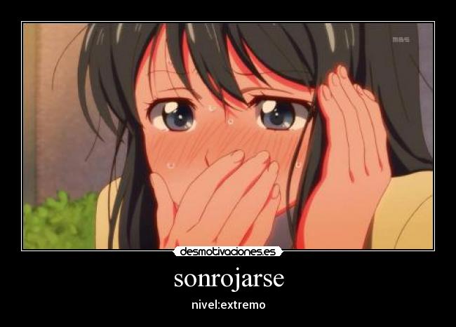 sonrojarse -