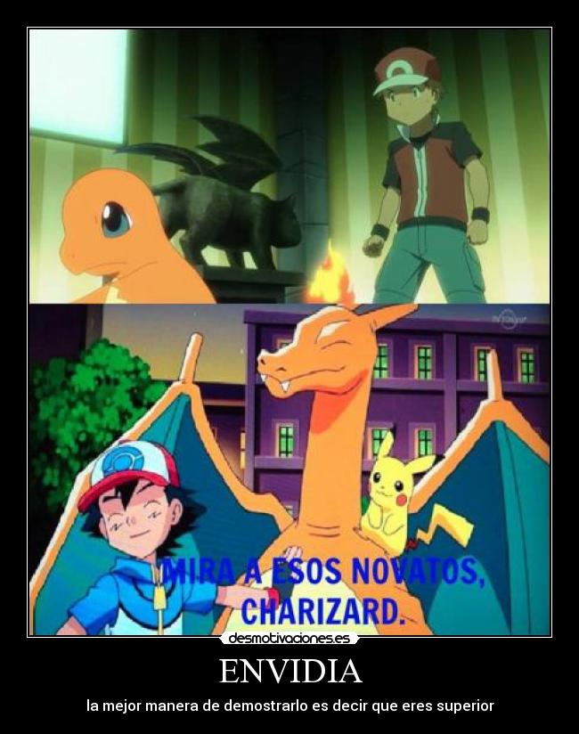 carteles pokemon origens ash nota que ash envidioso anime pokemon desmotivaciones