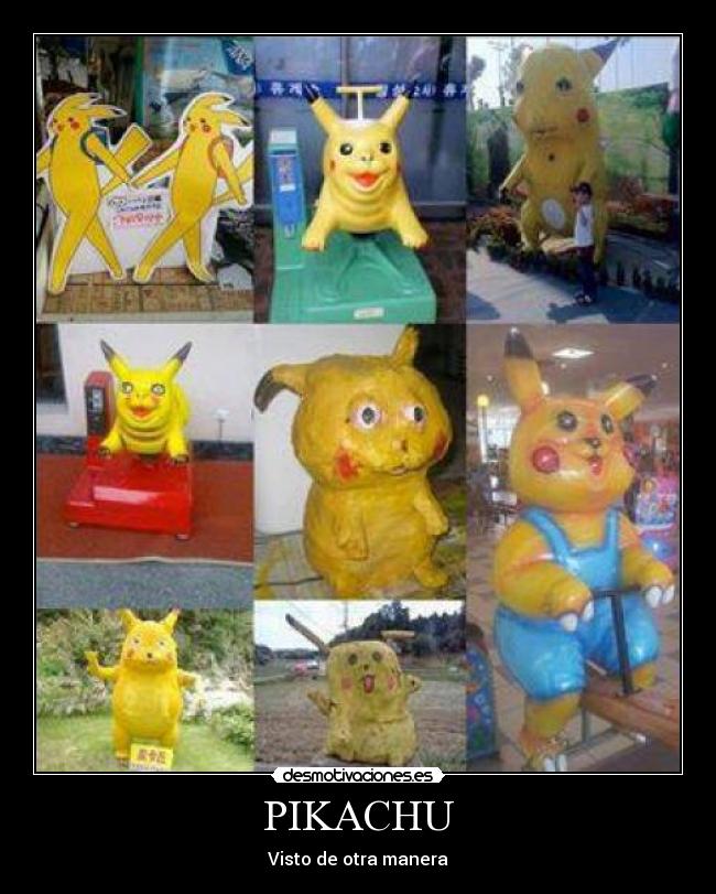 PIKACHU - Visto de otra manera