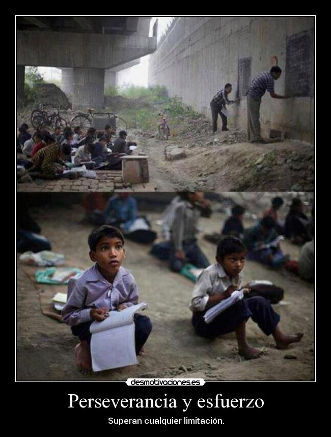 Perseverancia y esfuerzo - 