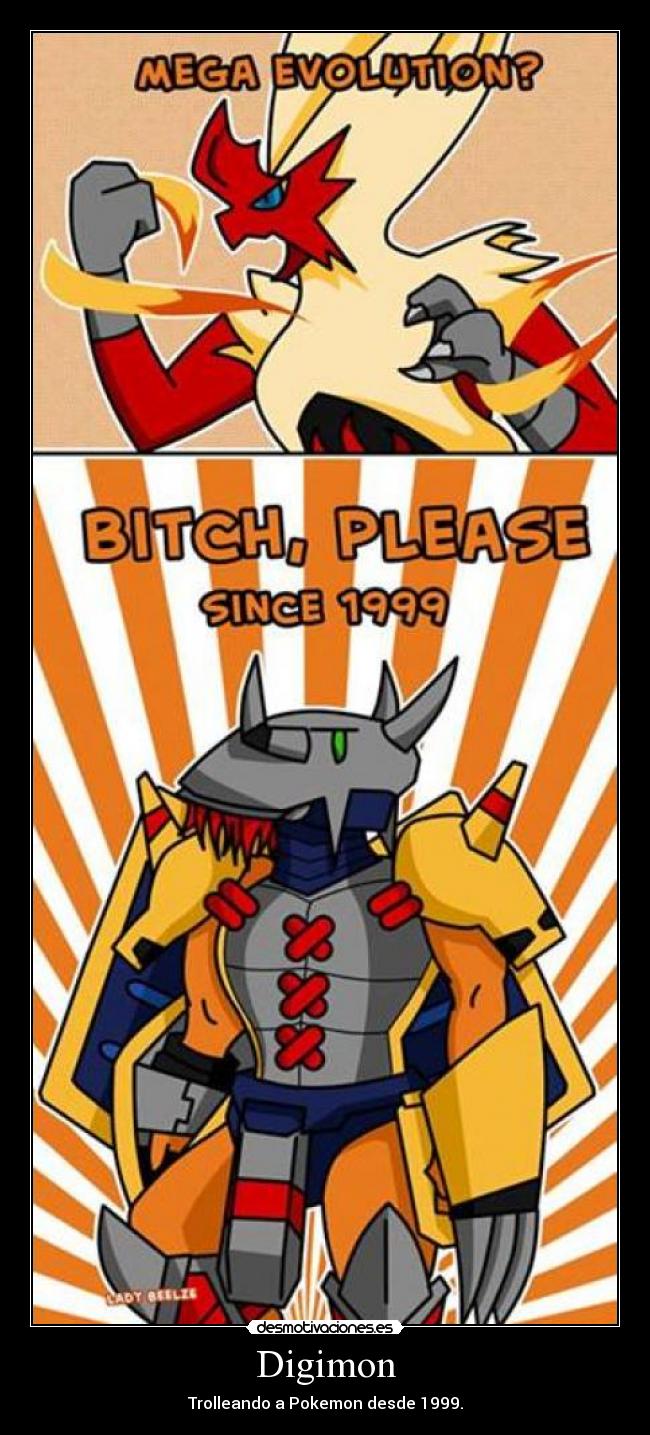 Digimon - Trolleando a Pokemon desde 1999.