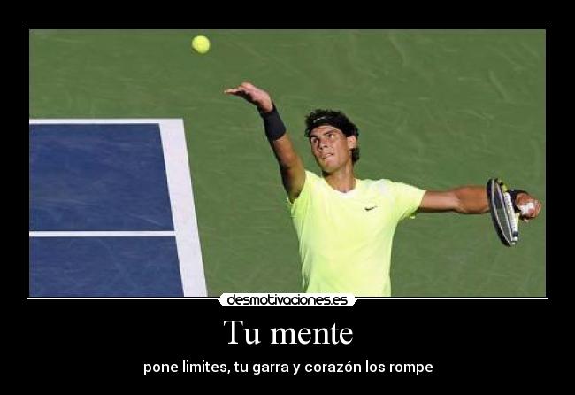 carteles tenis desmotivaciones