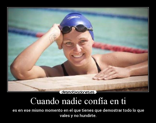Cuando nadie confía en ti -