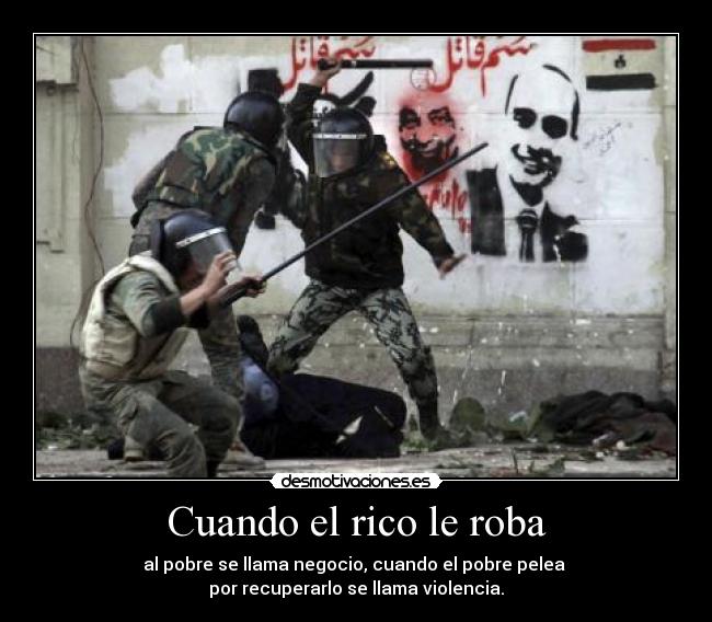 Cuando el rico le roba -
