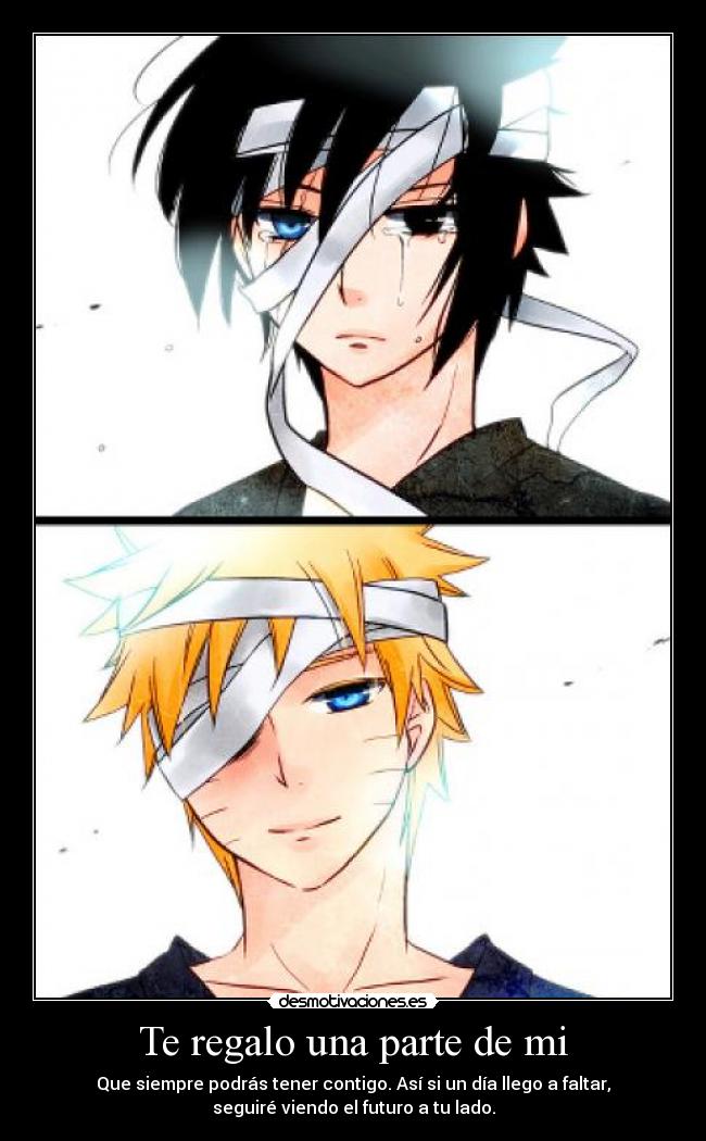 Te regalo una parte de mi -