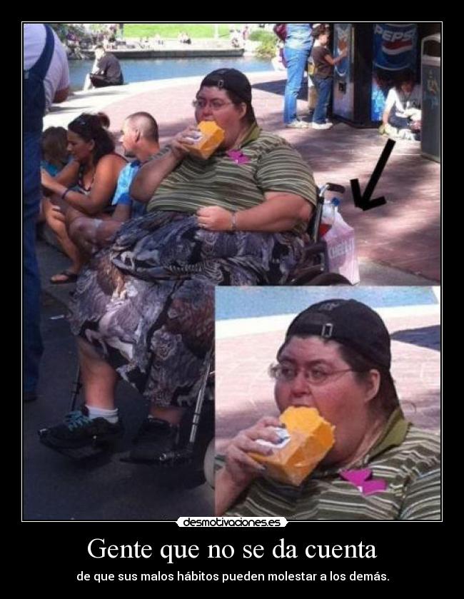 Gente que no se da cuenta -