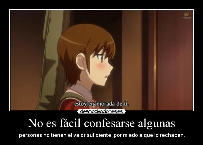 No es fácil confesarse algunas - 
