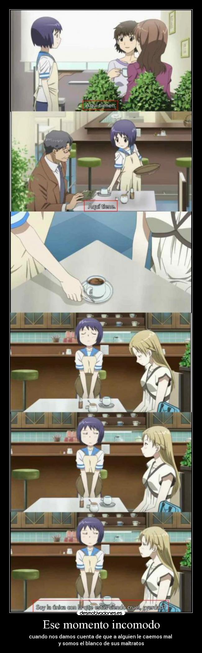 Ese momento incomodo - 