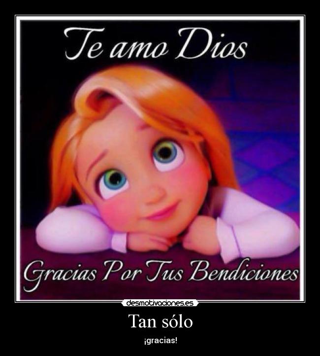 Tan sólo - ¡gracias!