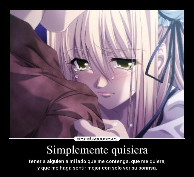 Simplemente quisiera -