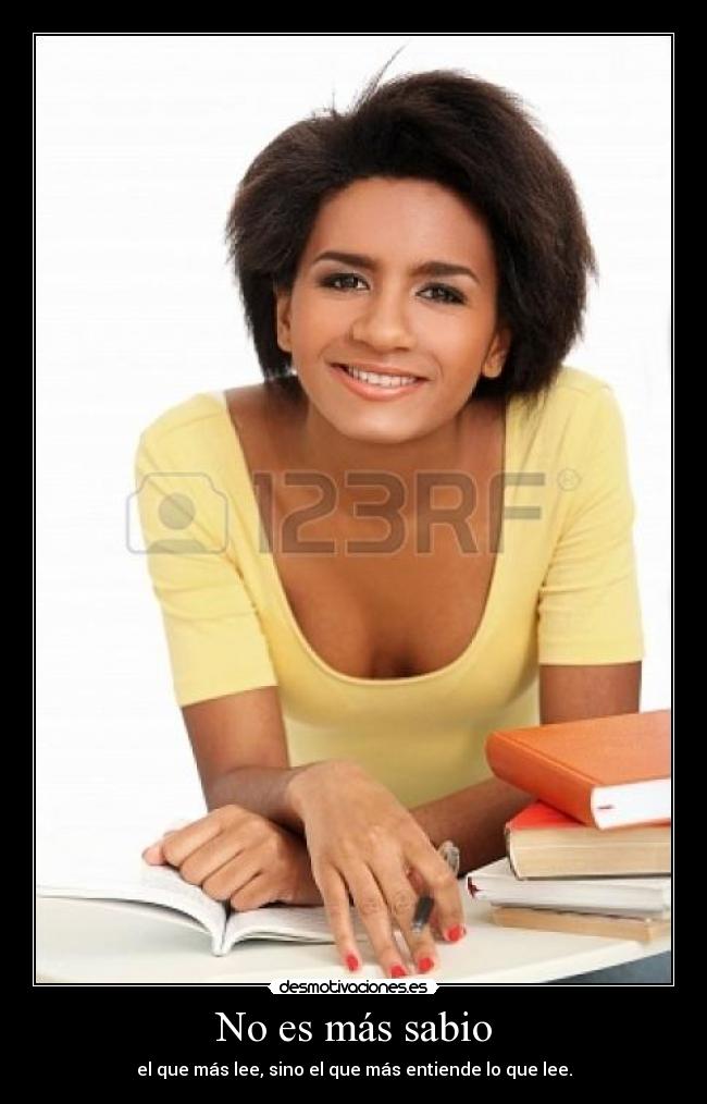 No es más sabio -