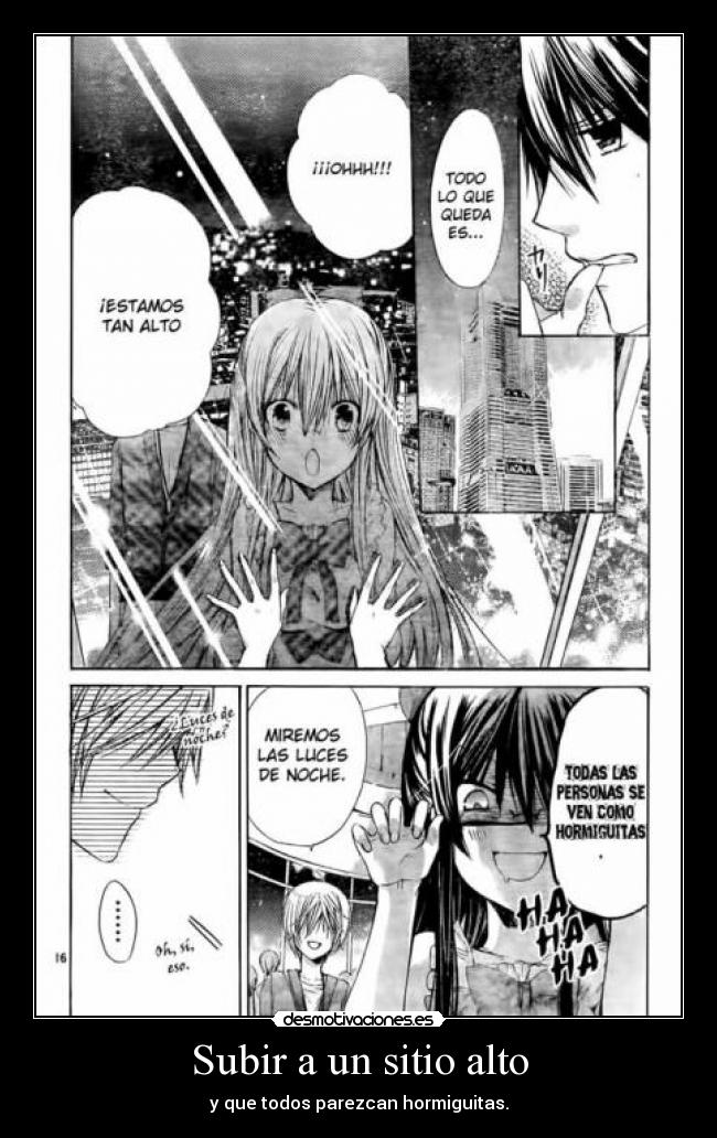 Subir a un sitio alto -
