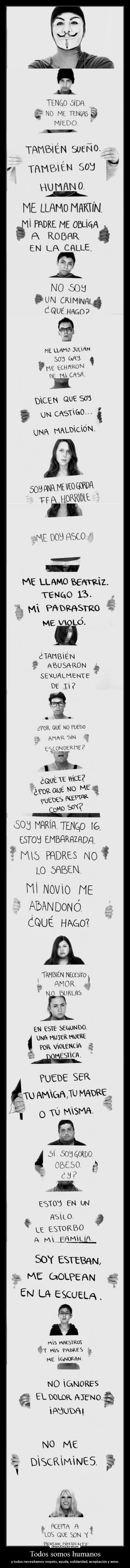 Todos somos humanos -