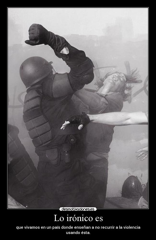 Lo irónico es -