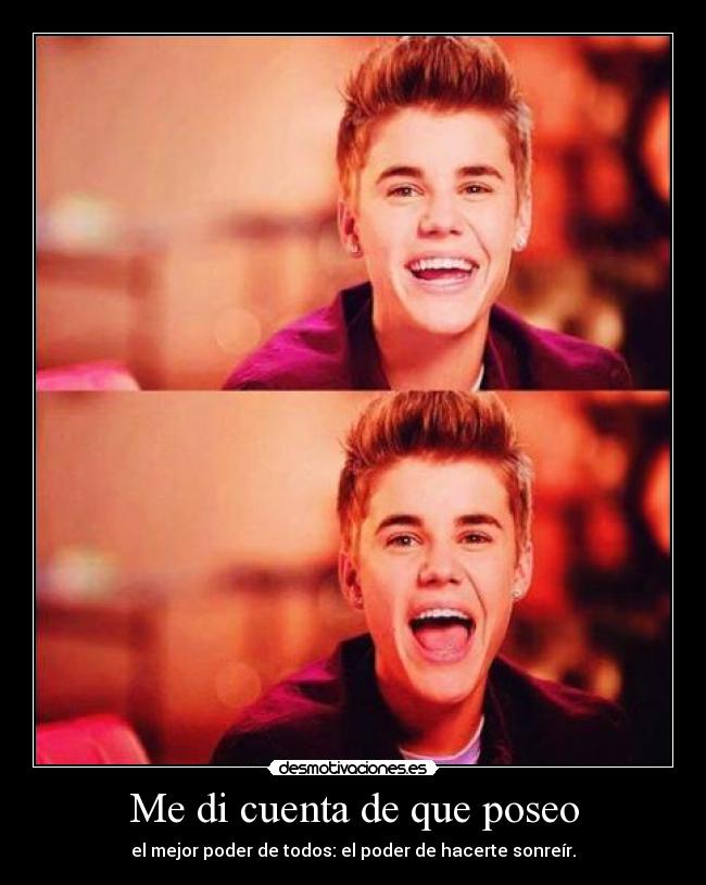 Me di cuenta de que poseo - 