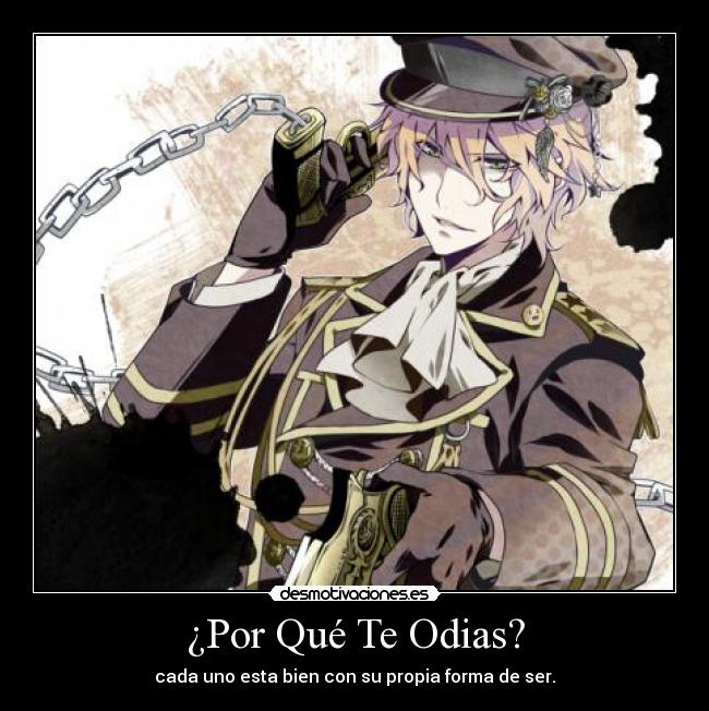 ¿Por Qué Te Odias? -