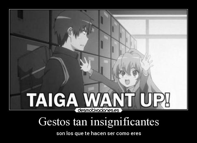Gestos tan insignificantes - 