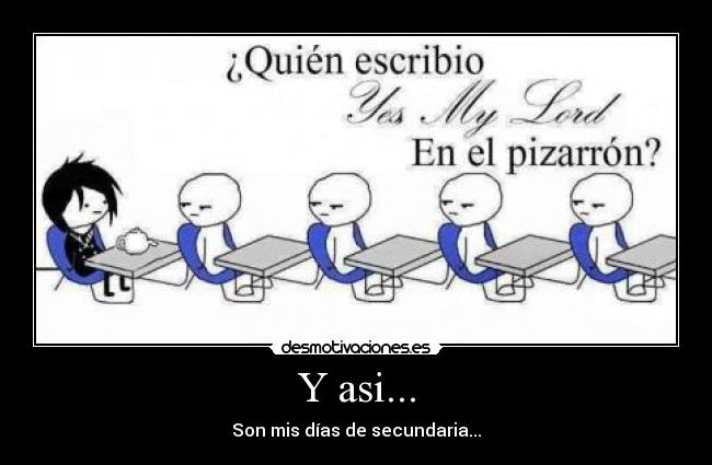 Y asi... - 