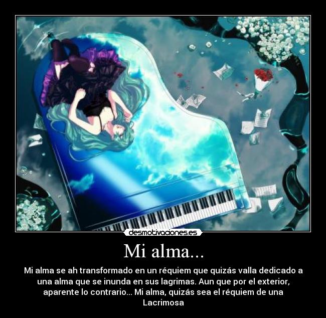 Mi alma... -