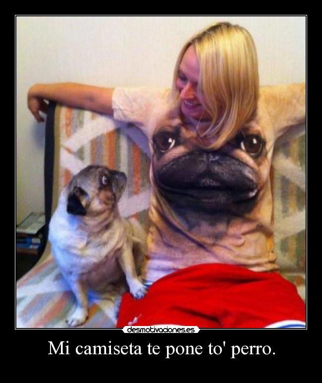 Mi camiseta te pone to perro. - 